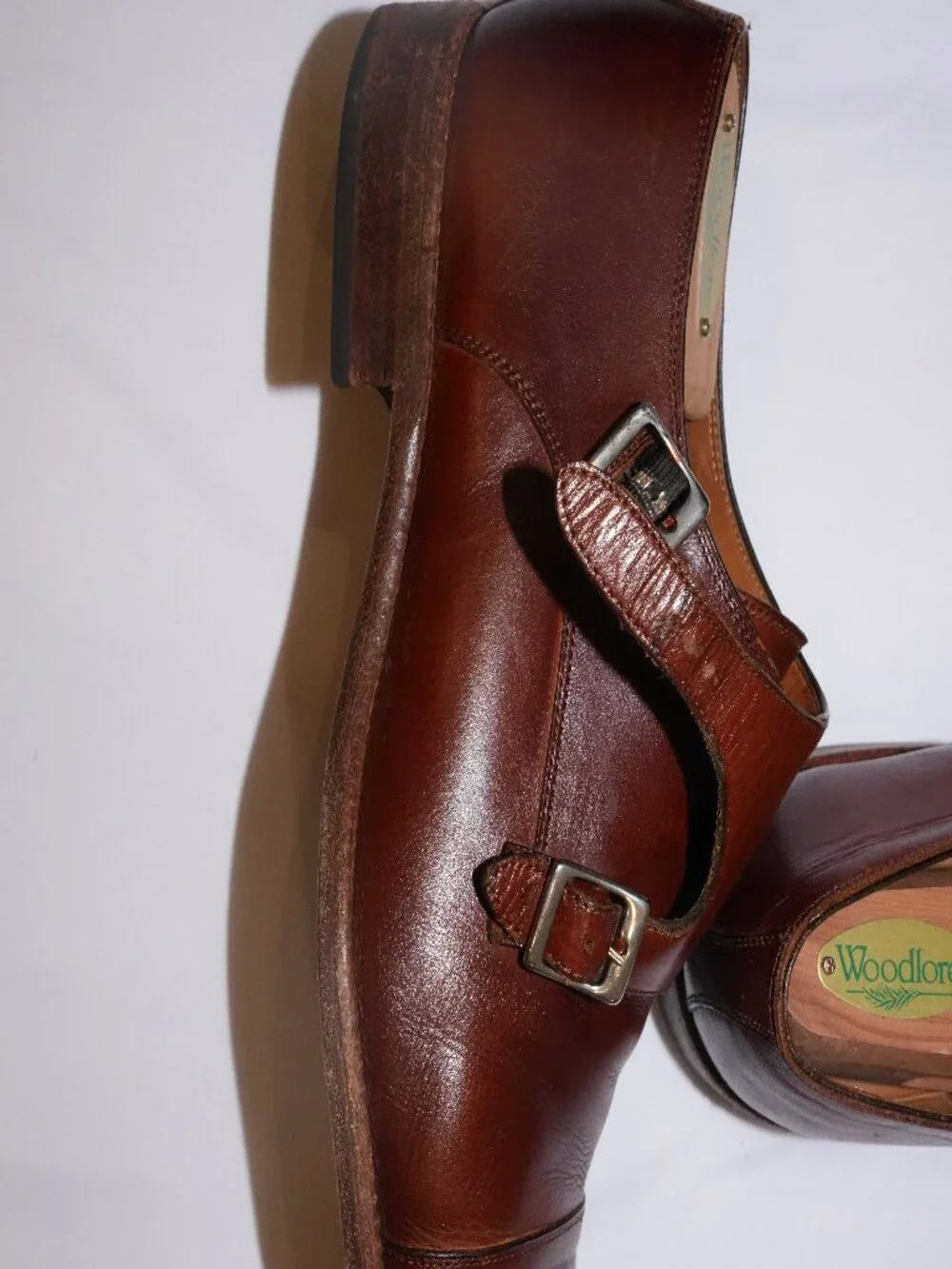Beckett Simonon Hoyt Double Monk Strap Cognac 9.5